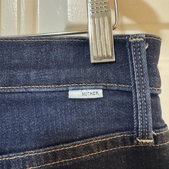 Mother The Tomcat Roller In Off Limits Blue Wide Leg Size 28 - Picture 7 of 12